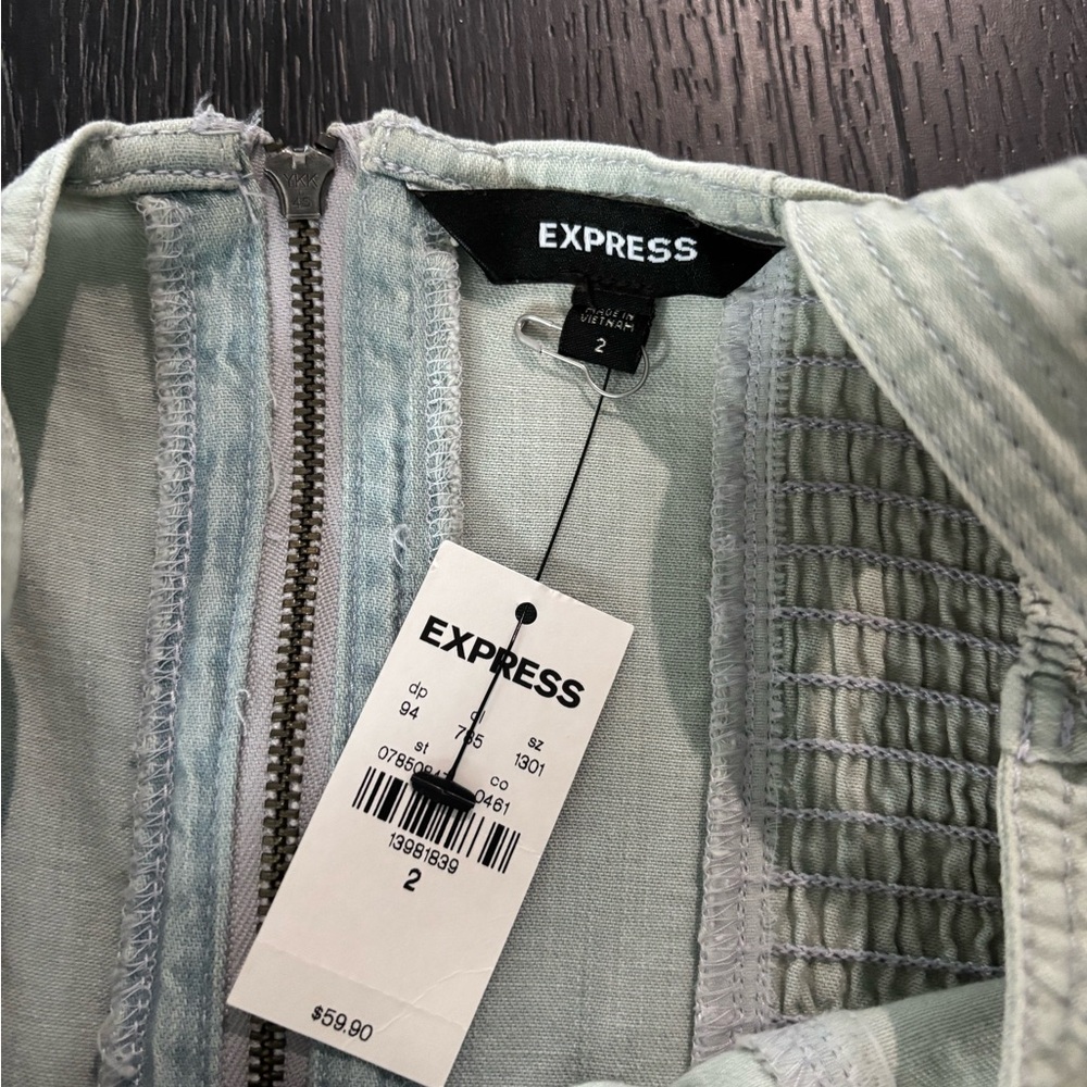 Express Denim Mini Dress - Picture 3 of 3